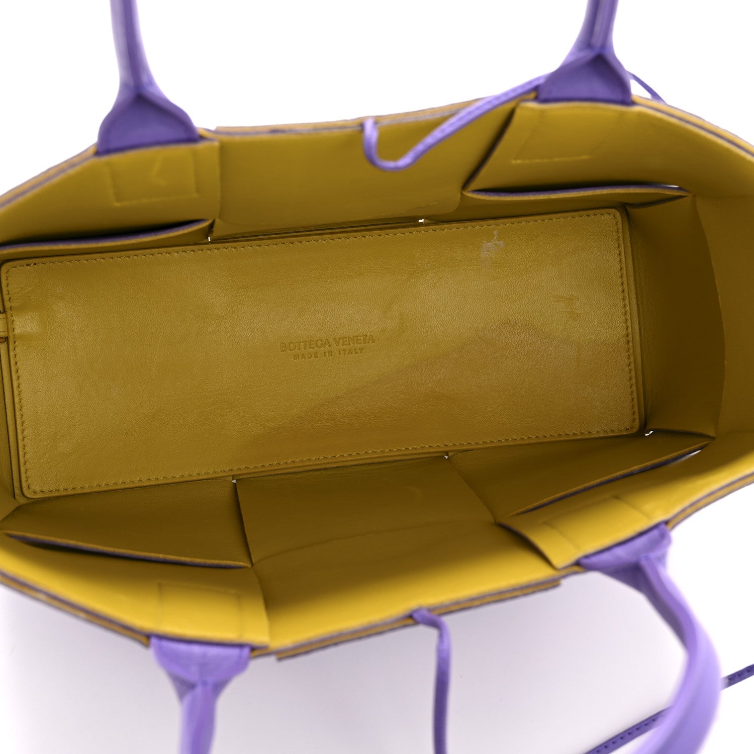 Nappa Maxi Intrecciato Small Arco Tote Purple