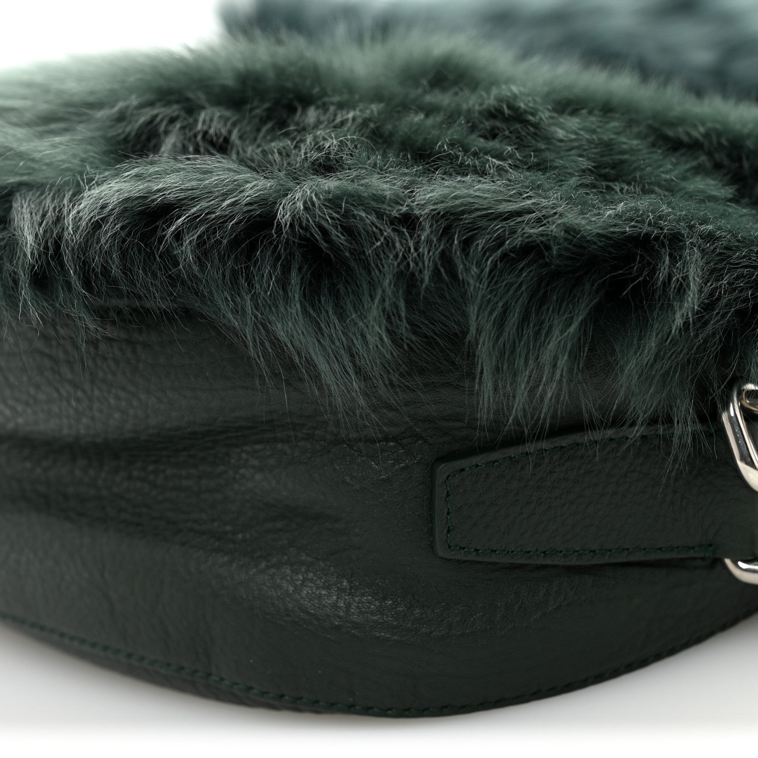 Shearling Small Knight Crossbody Bag Vine
