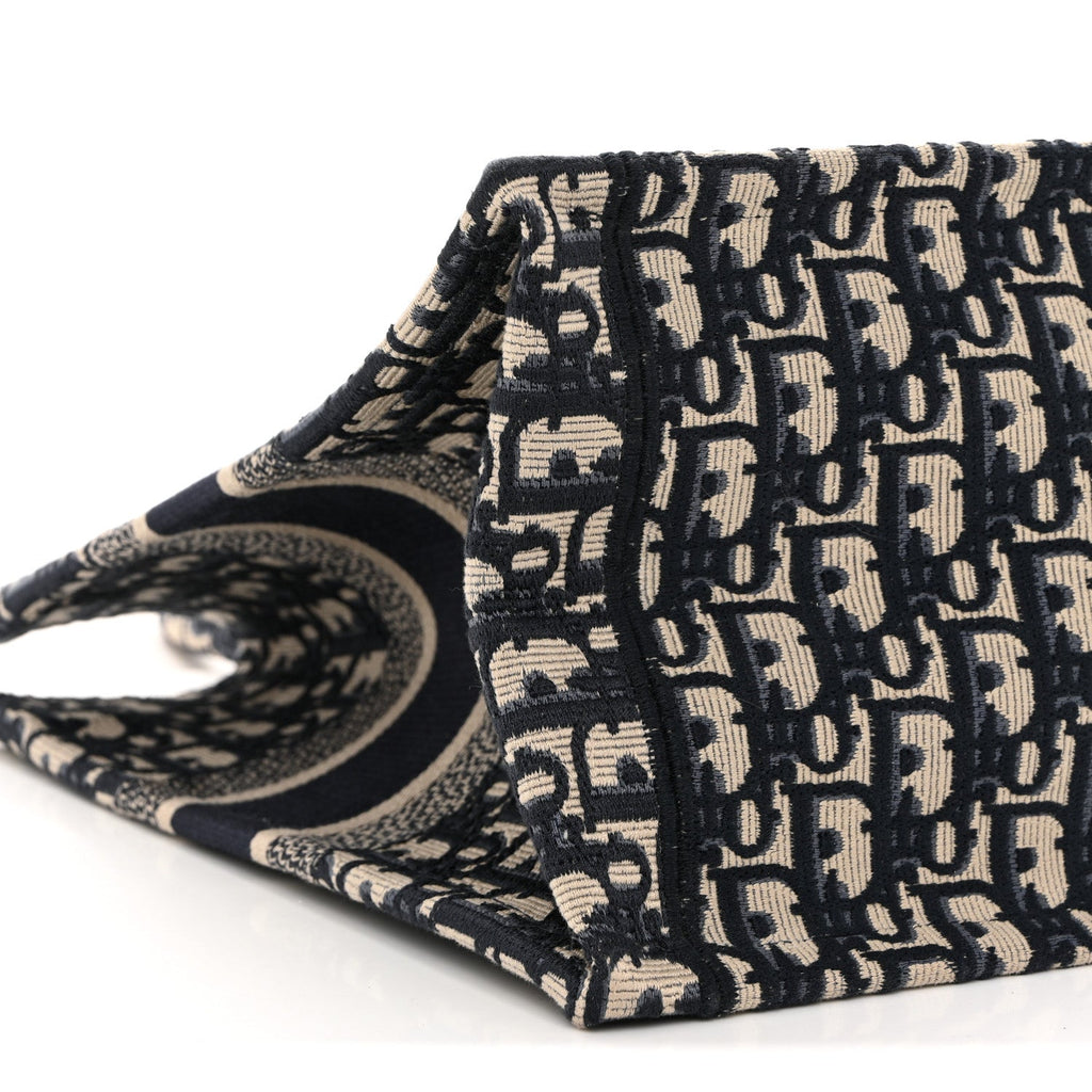 Oblique Medium Book Tote Blue Multicolor