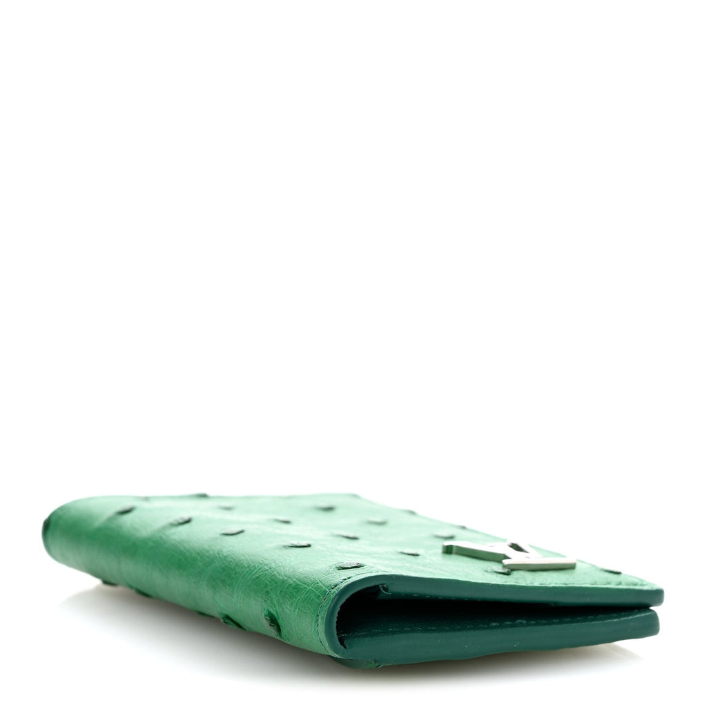 Ostrich Pocket Organizer Vert
