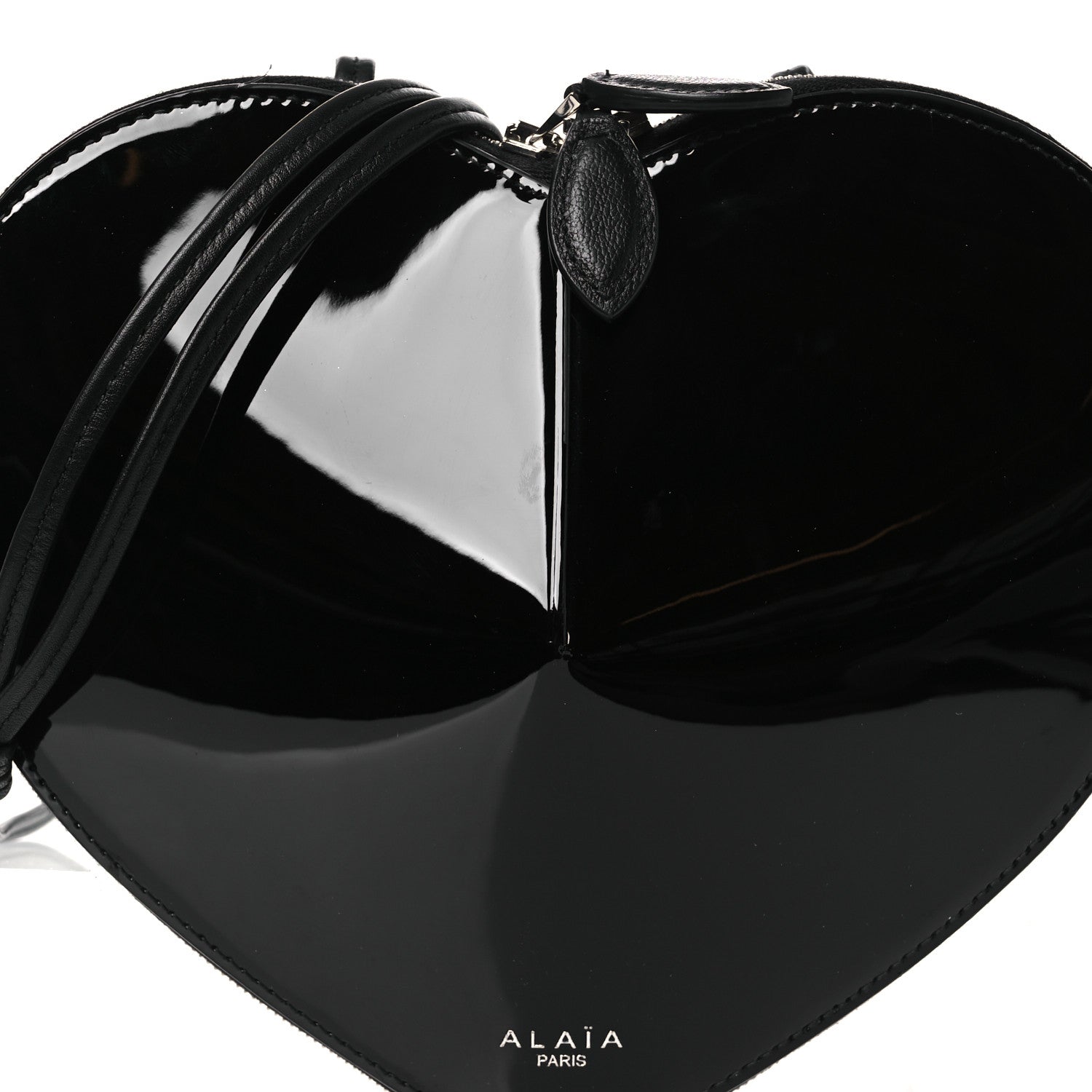 Patent Calfskin Le Coeur Bag Black