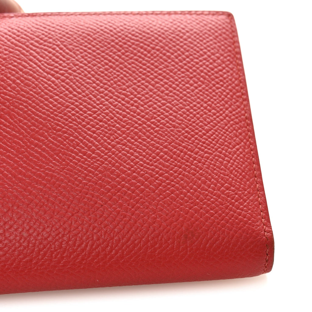 Epsom Bearn Gusset Wallet Rouge Tomate