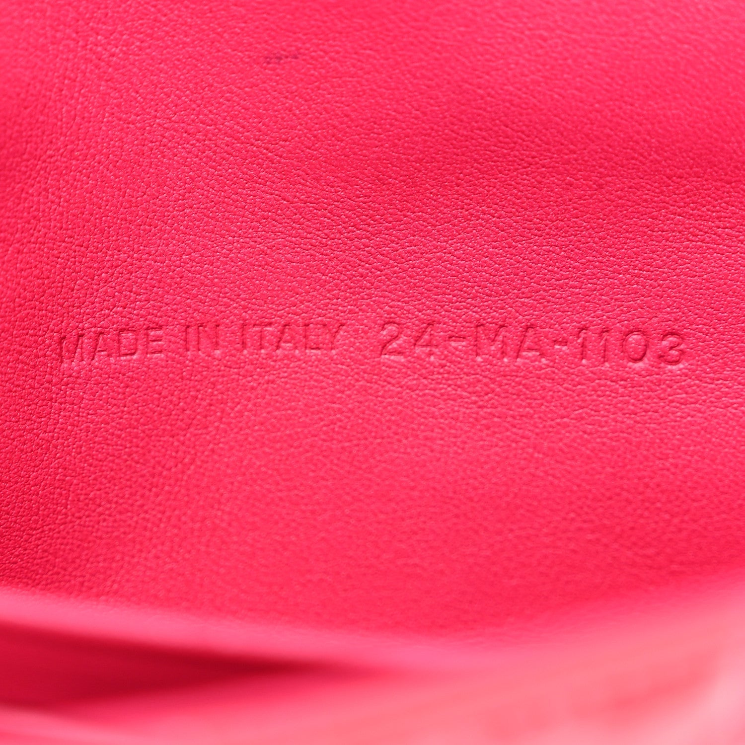 Patent Cannage Miss Dior Promenade Pouch Fuchsia