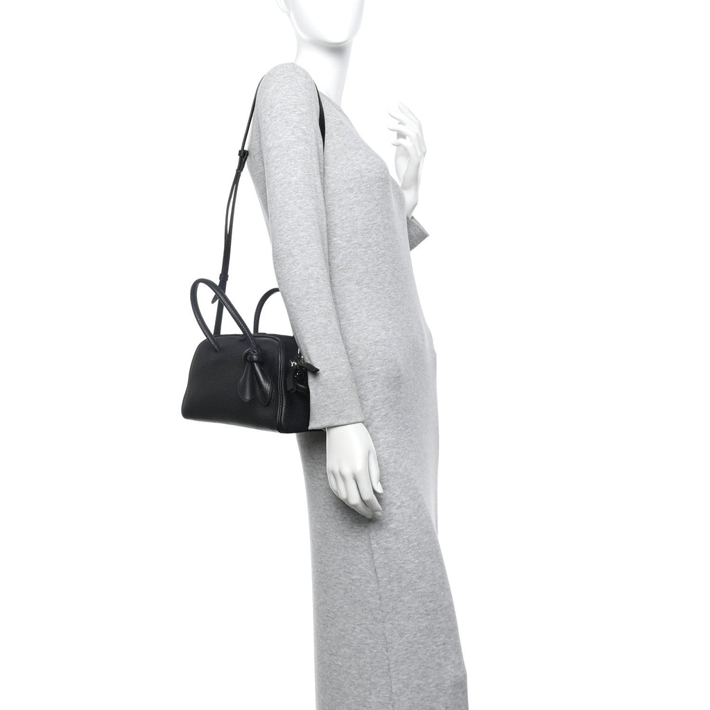 Grained Calfskin Le Petit Turismo Black