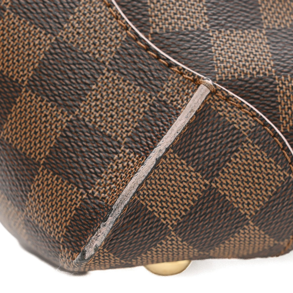 Damier Ebene Caissa Hobo Rose Ballerine