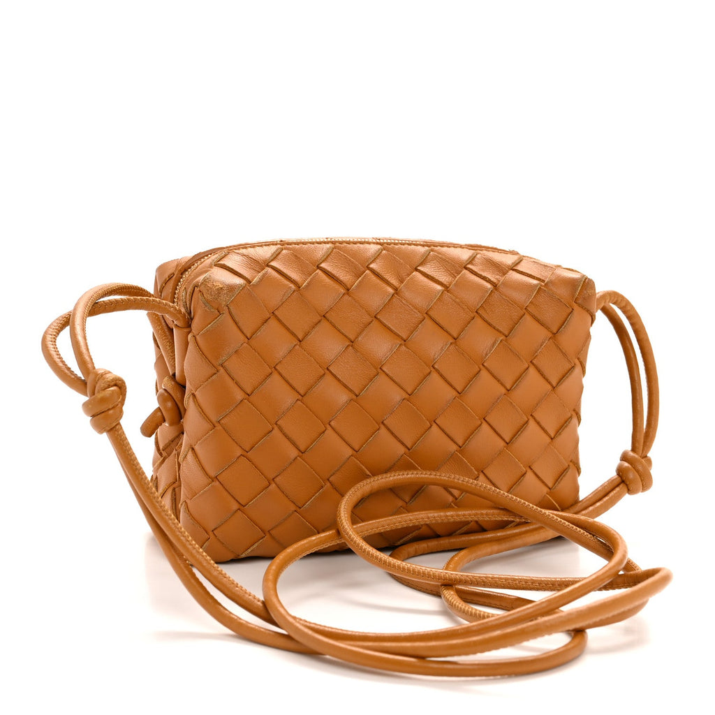 Nappa Intrecciato Mini Loop Camera Bag Cob