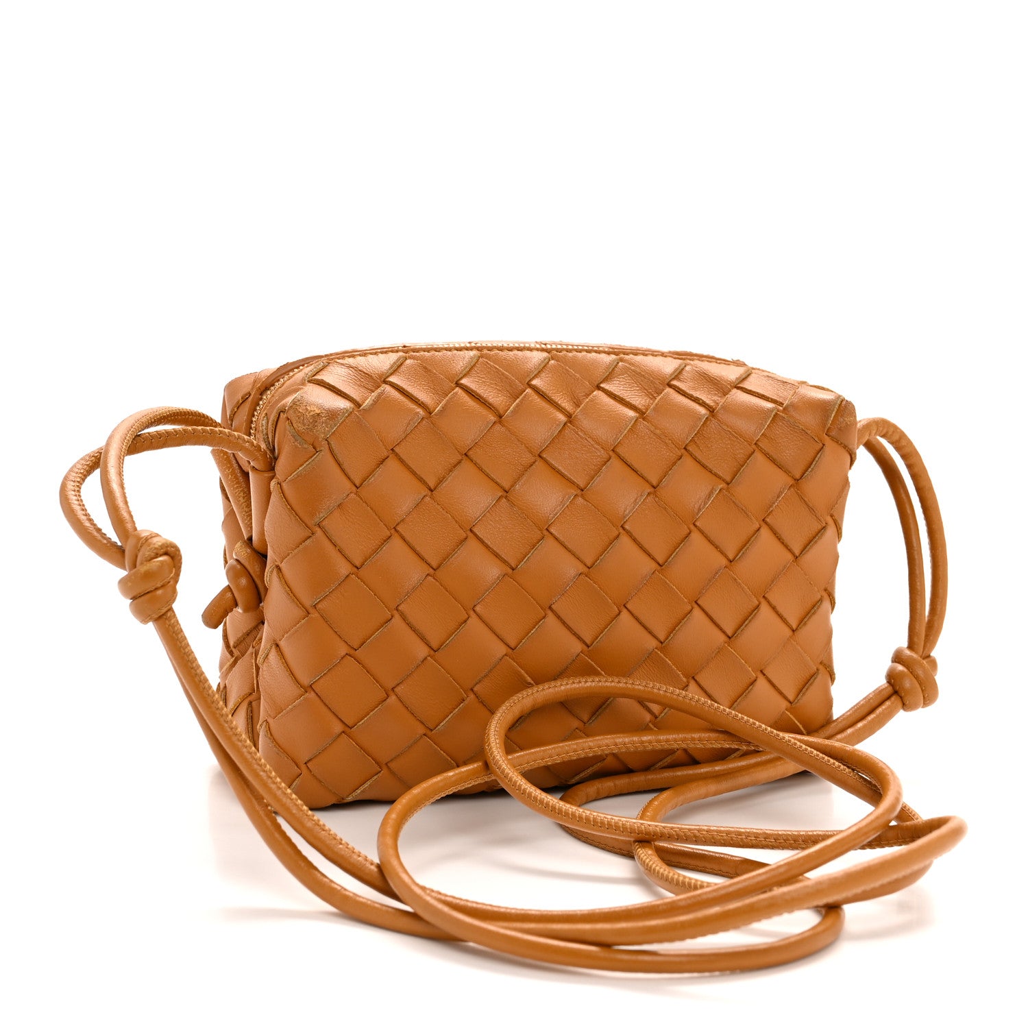 Nappa Intrecciato Mini Loop Camera Bag Cob