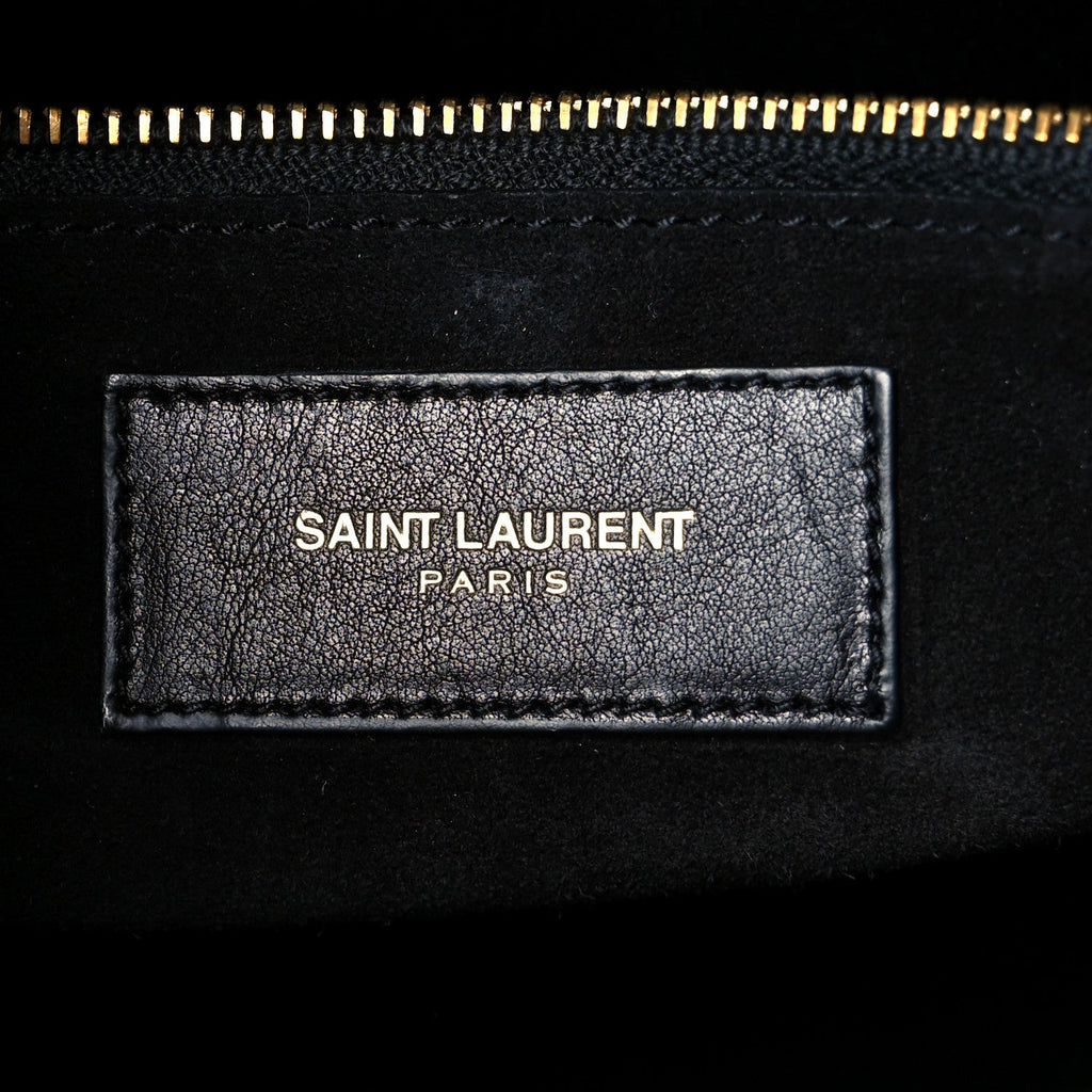 Calfskin Small Sac De Jour Black
