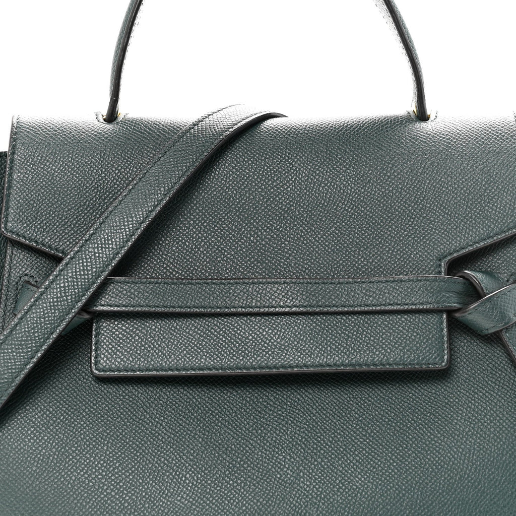 Grained Calfskin Micro Belt Bag Amazone