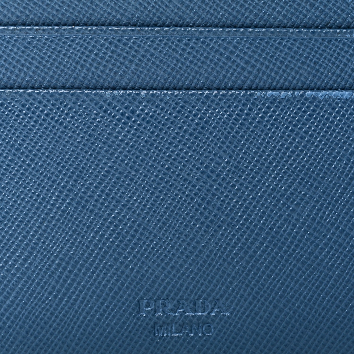 Saffiano Bi-Fold Wallet Cobalto