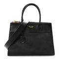 Saffiano City Calfskin Paradigme Bag Black