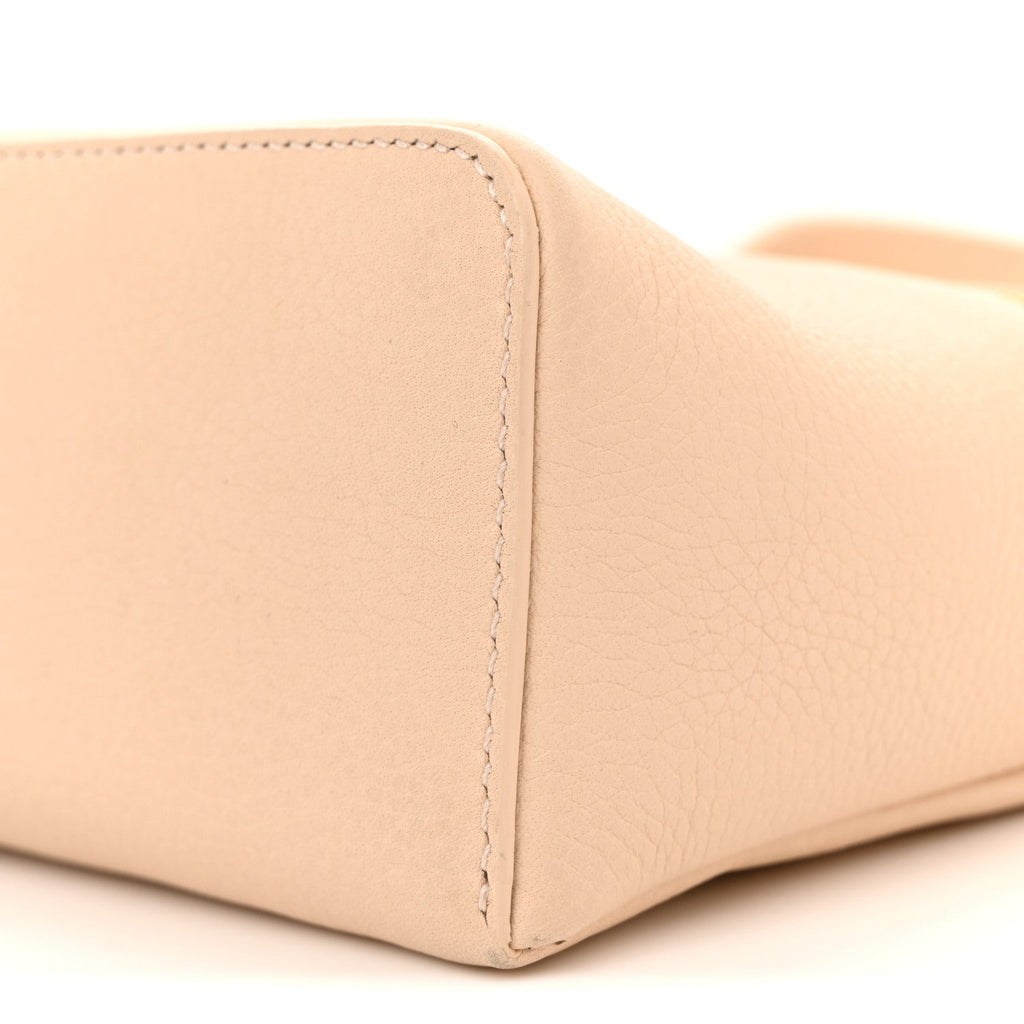 Grained Calfskin L19 Extra Pocket Pouch Creamed Honey