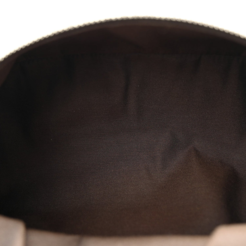Monogram Dollar Calfskin Waist Pouch Beige Ebony Testa di Moro Marrone Scuro