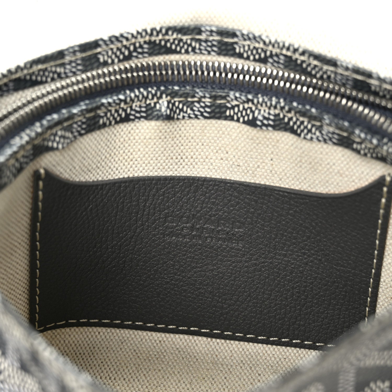 Goyardine Plumet Wallet Clutch Grey