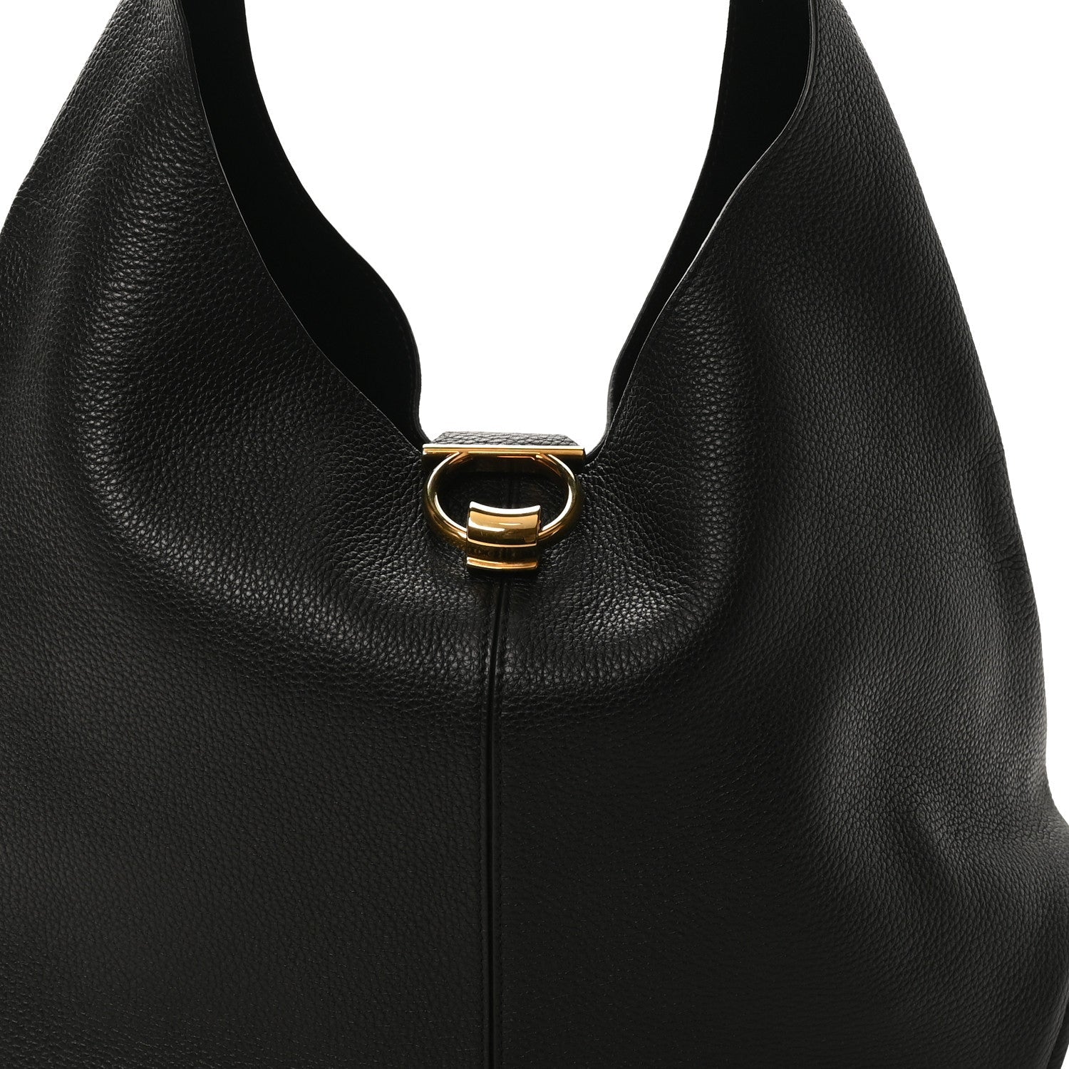 Calfskin Margot Hobo Black