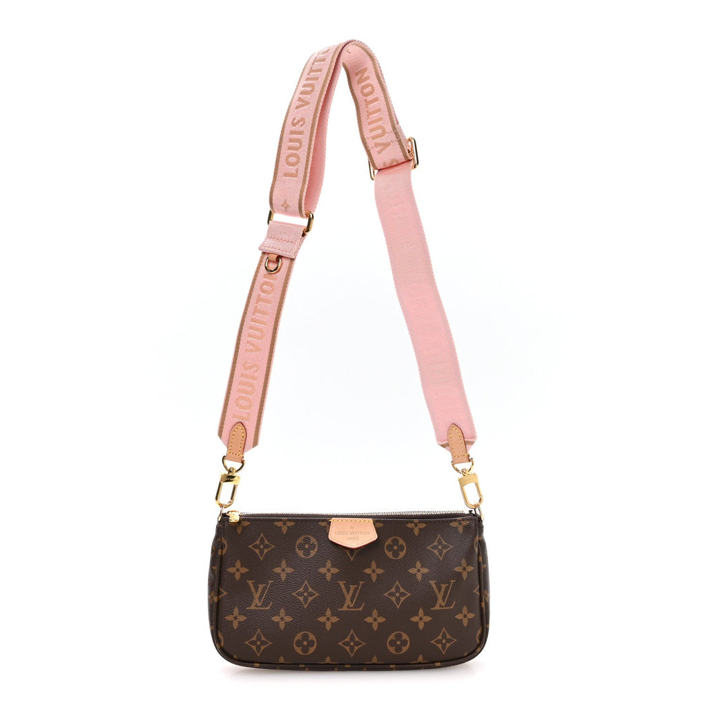 Monogram Multi Pochette Accessories Large Pochette Rose Clair