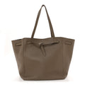 Soft Grained Calfskin Small Belt Cabas Taupe