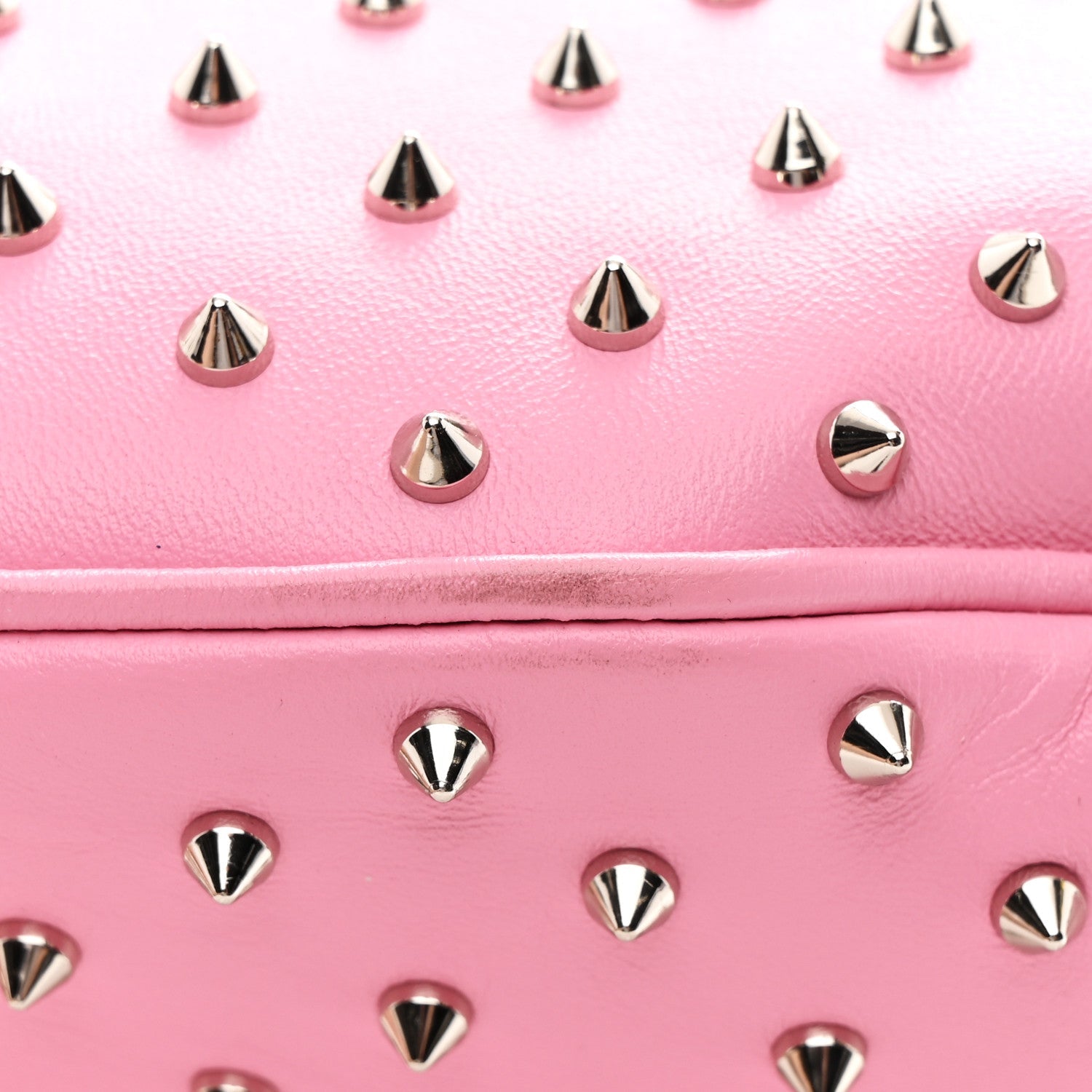 Calfskin Studded Le 54 Shoulder Bag Calipso