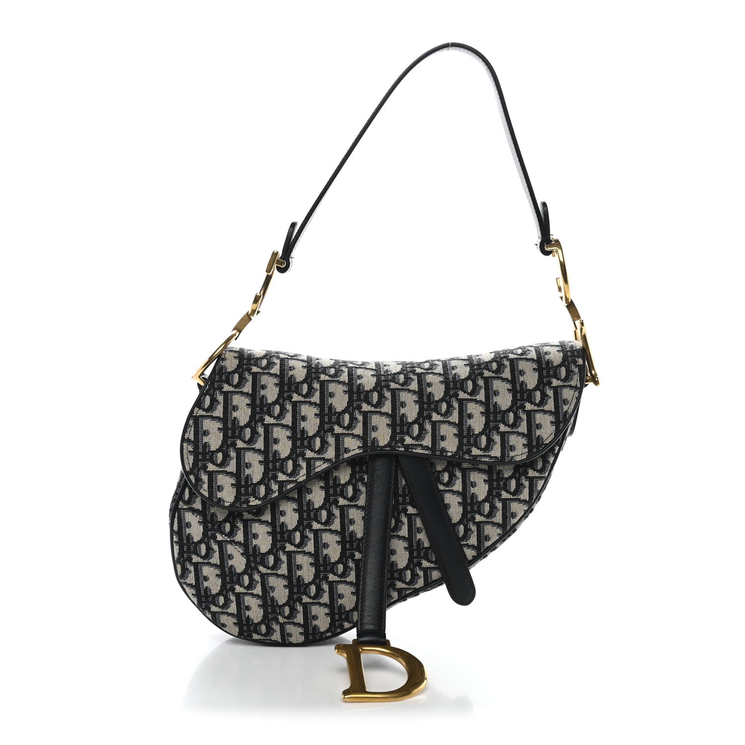 Oblique Saddle Bag Blue