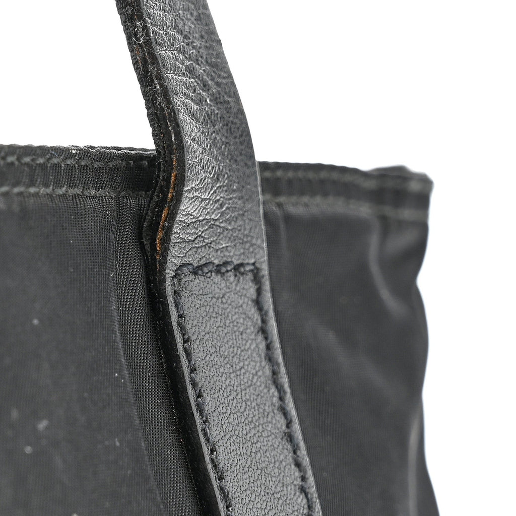 Tessuto Nylon Mini Shopping Tote Black