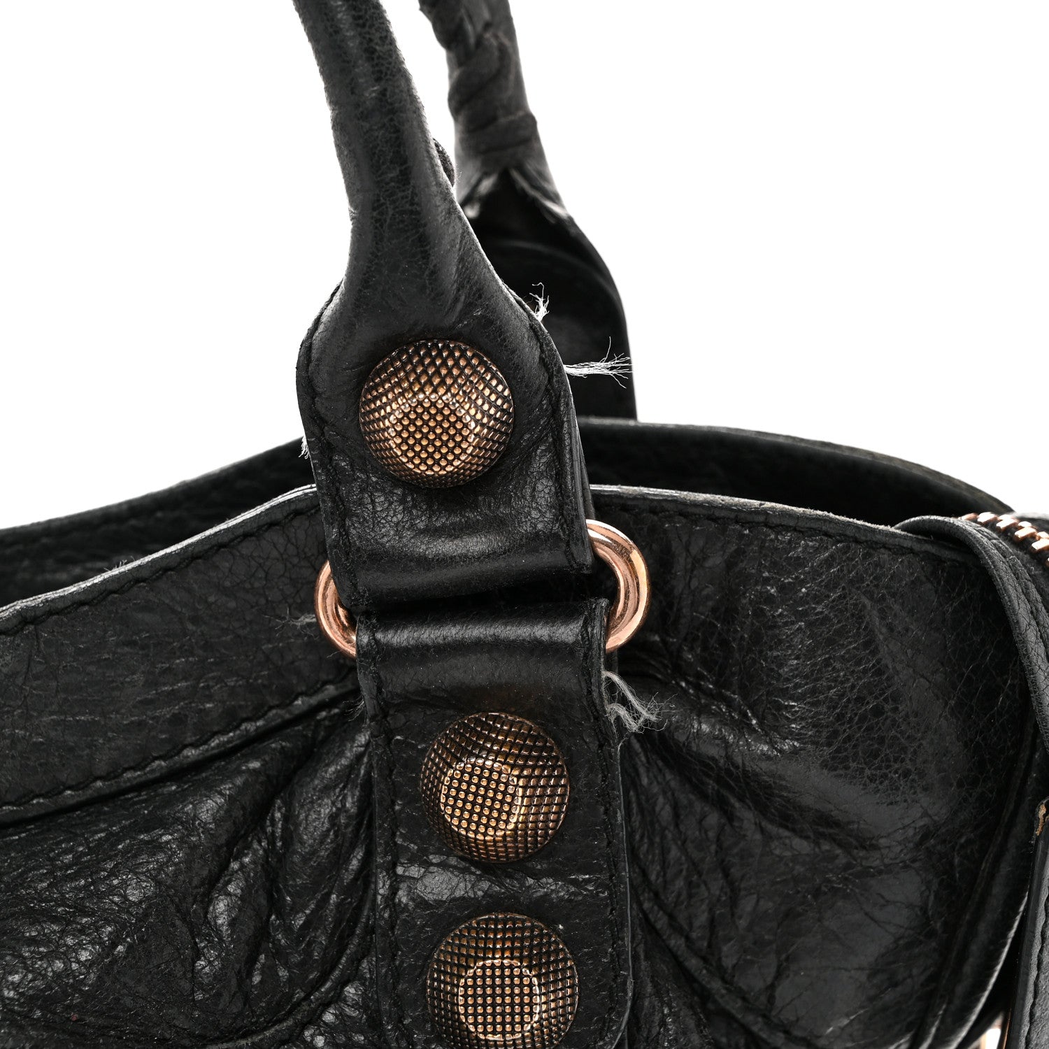 Agneau Giant 21 Rose Gold Hardware City Black