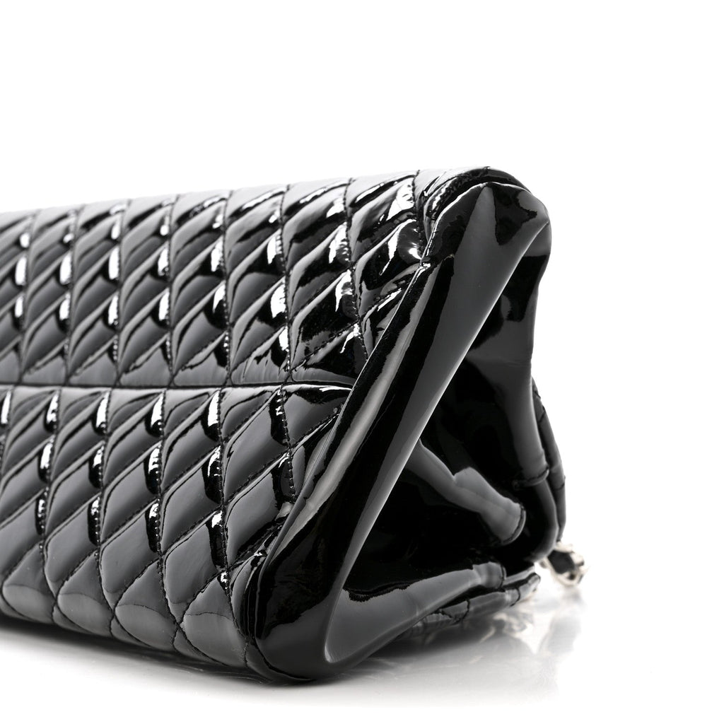 Patent Quilted Medium Just Mademoiselle Black