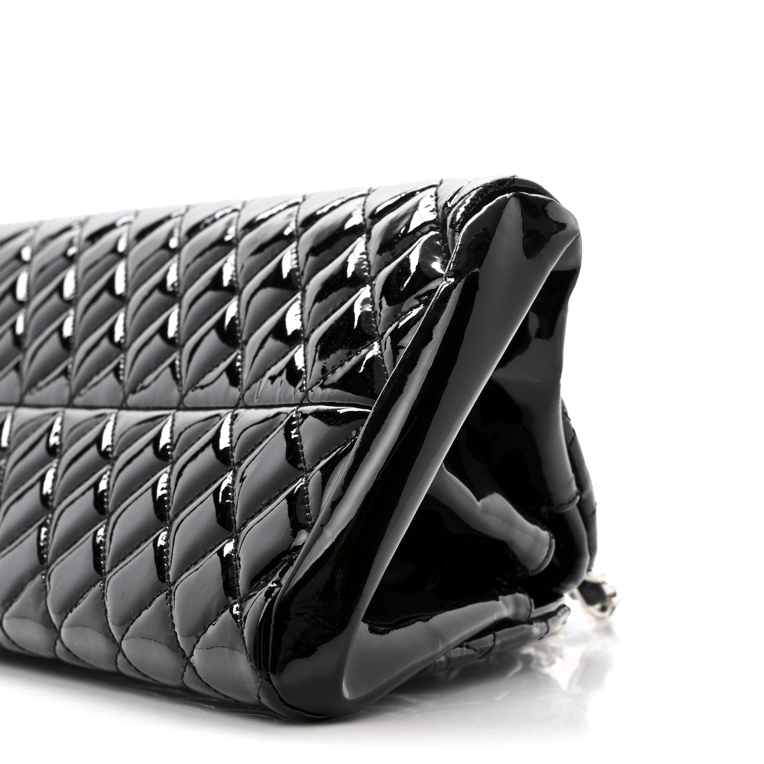 Patent Quilted Medium Just Mademoiselle Black
