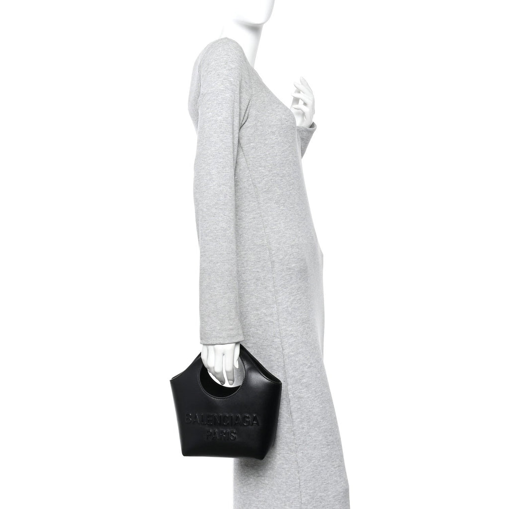 Smooth Calfskin XS Mary Kate Tote Black