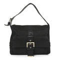 Zucchino Vitello Shoulder Bag Black