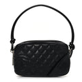 Calfskin Quilted Cambon Pochette Black