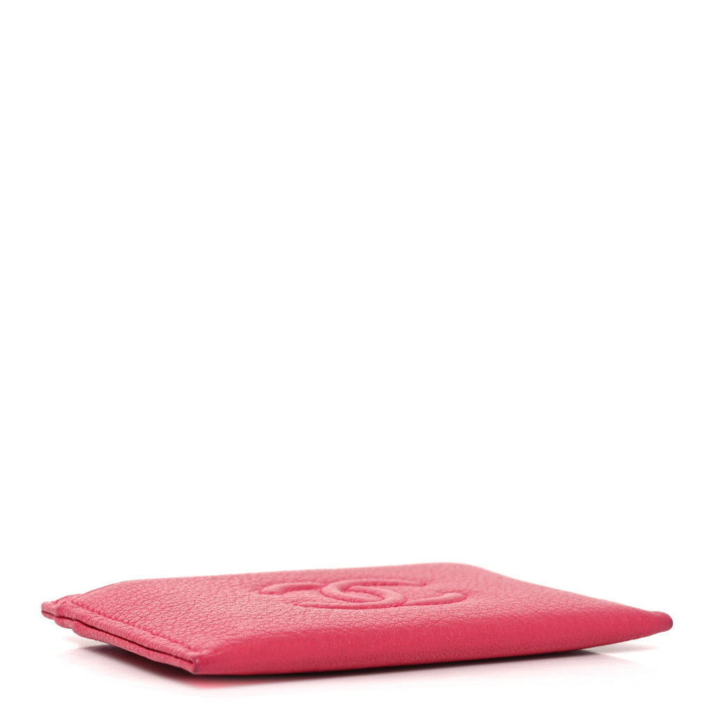 Goatskin Timeless CC  Holder Fuchsia