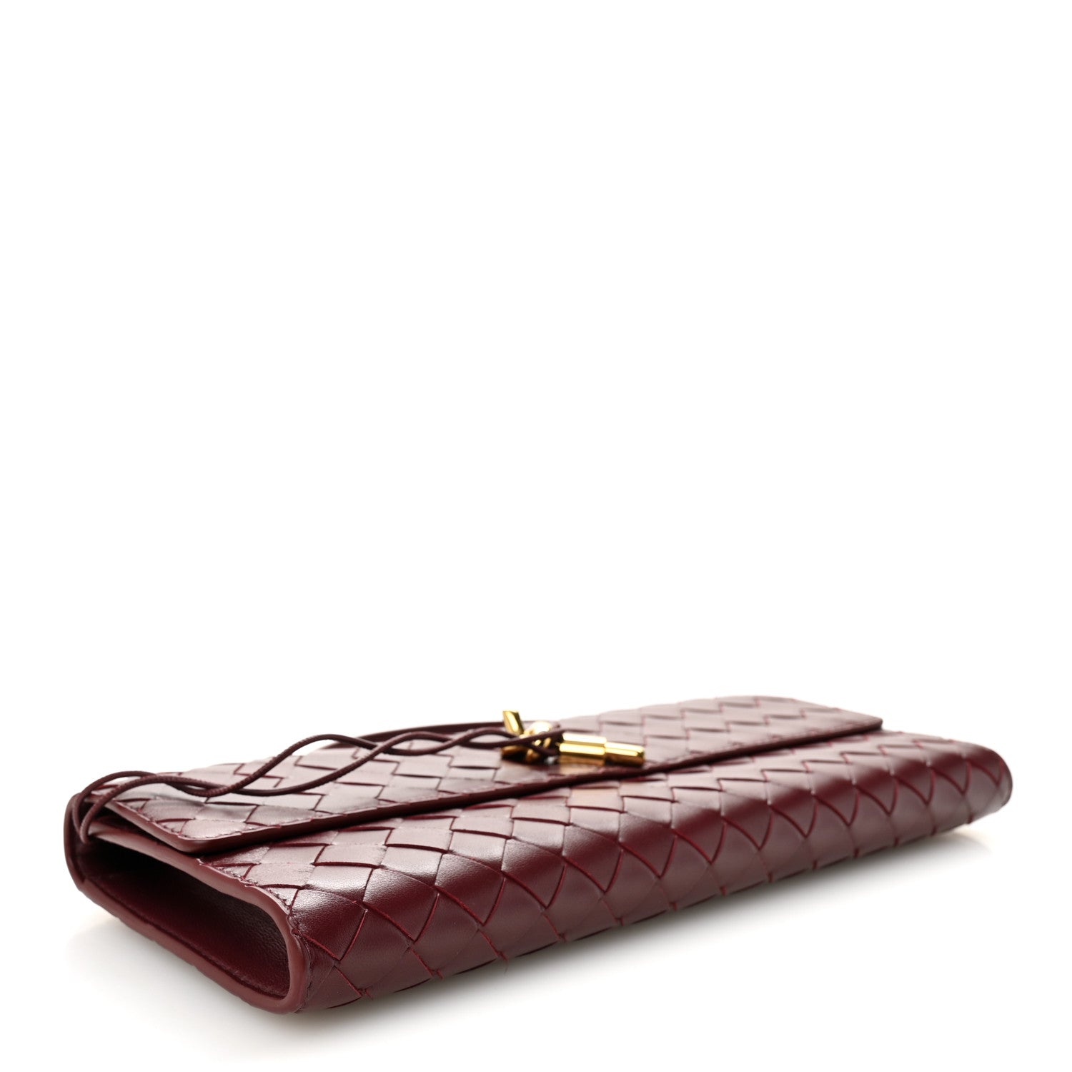 Nappa Intrecciato Long Andiamo Top Handle Clutch Barolo