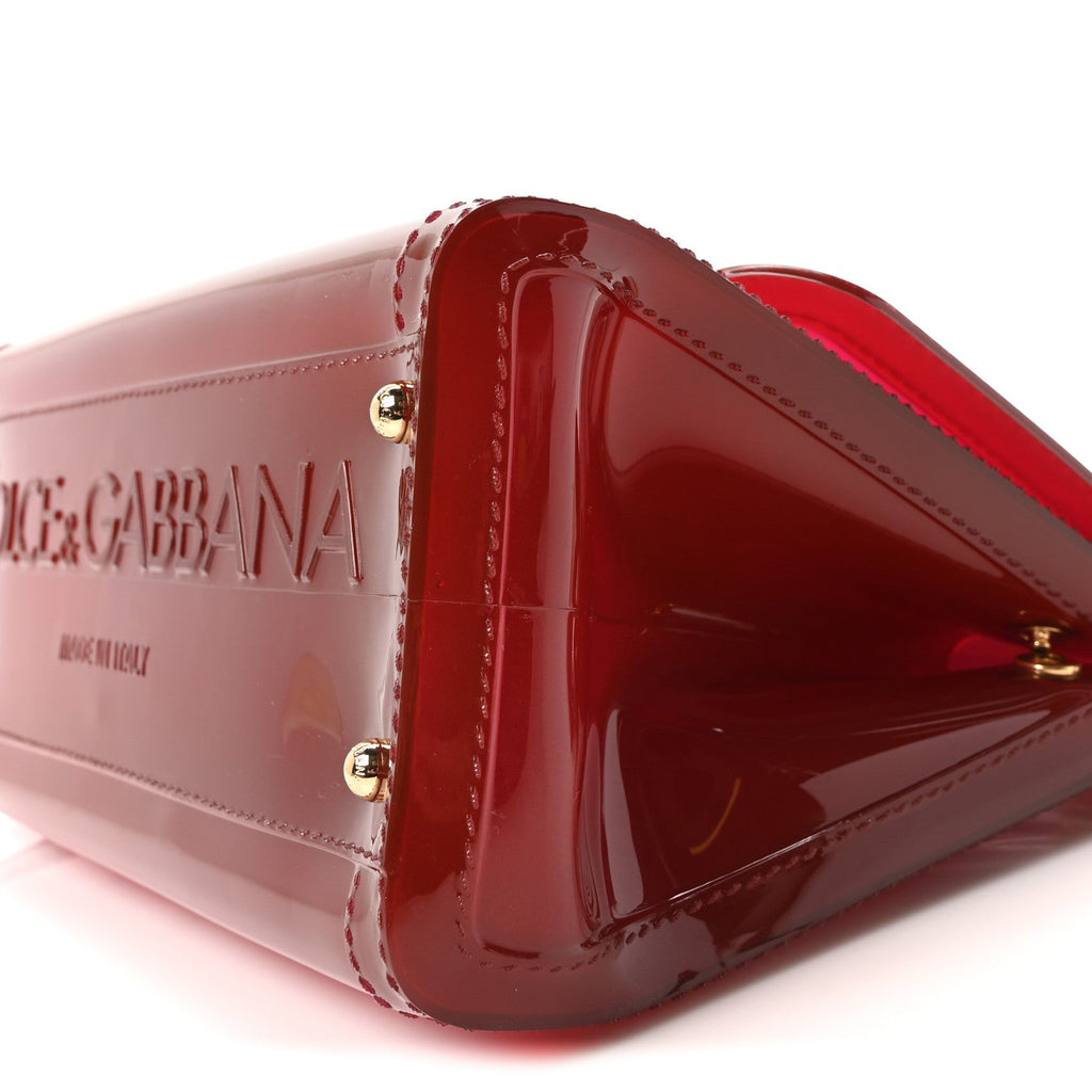 PVC Miss Sicily Satchel Red