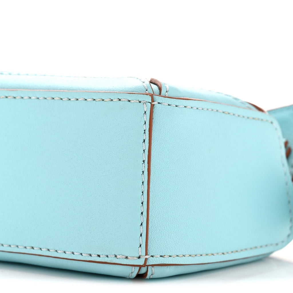 Calfskin Nano Puzzle Bag Pacific Aqua