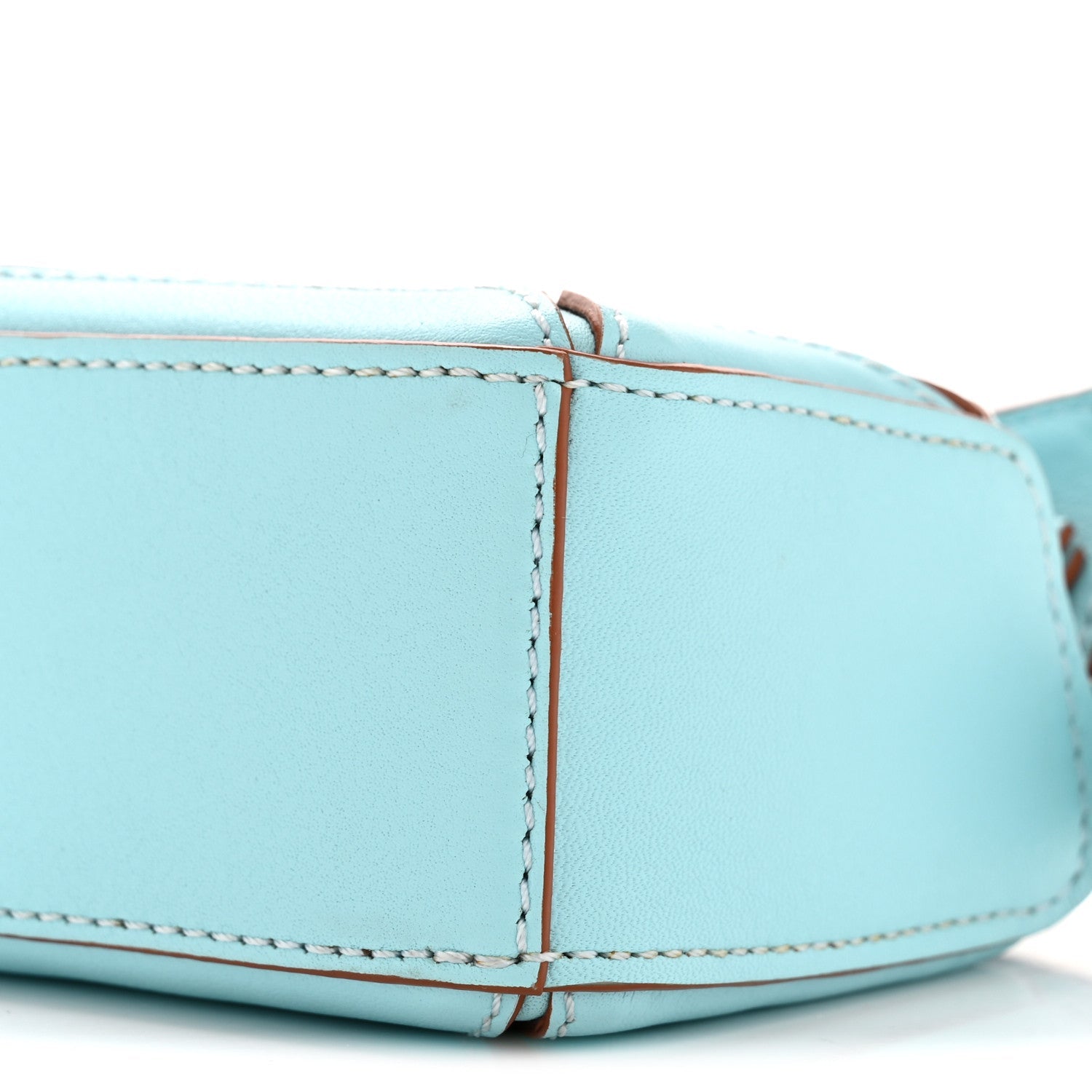 Calfskin Nano Puzzle Bag Pacific Aqua