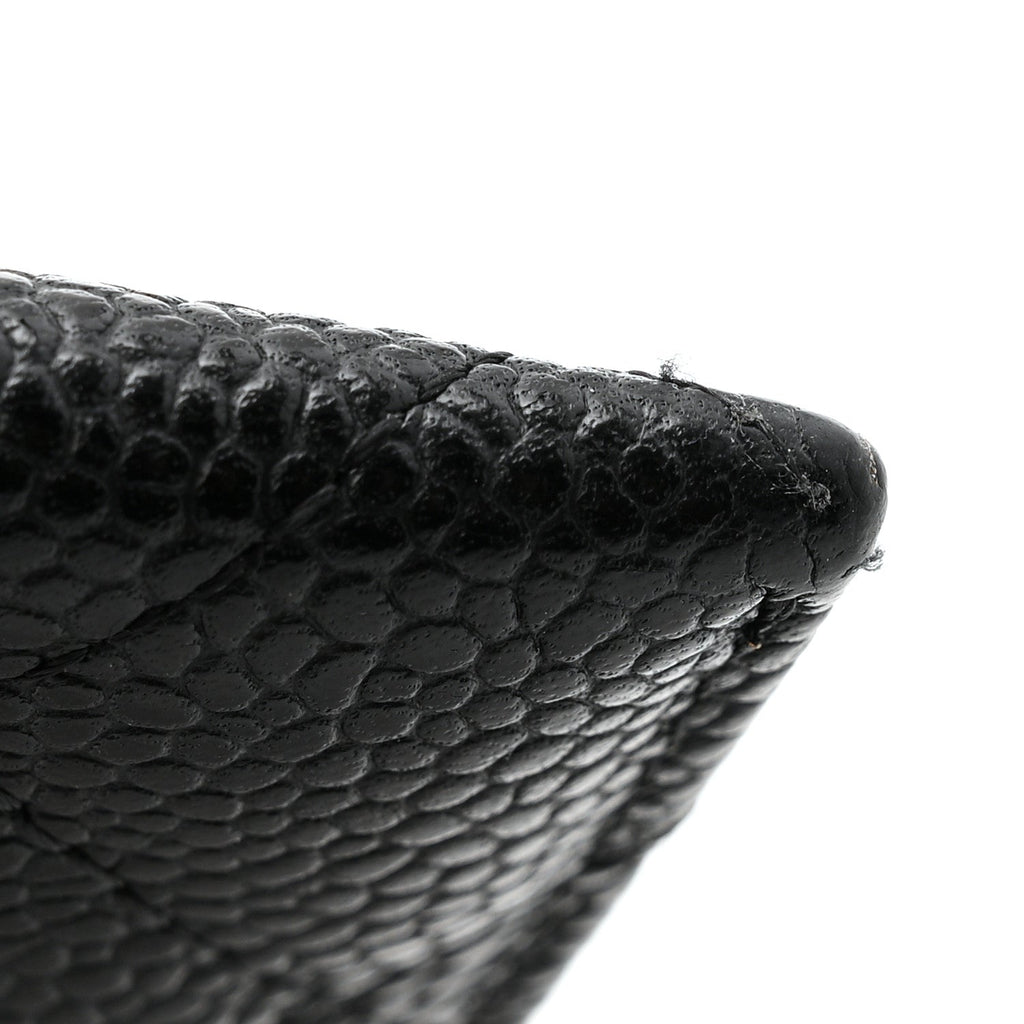 Caviar Quilted  Holder Black