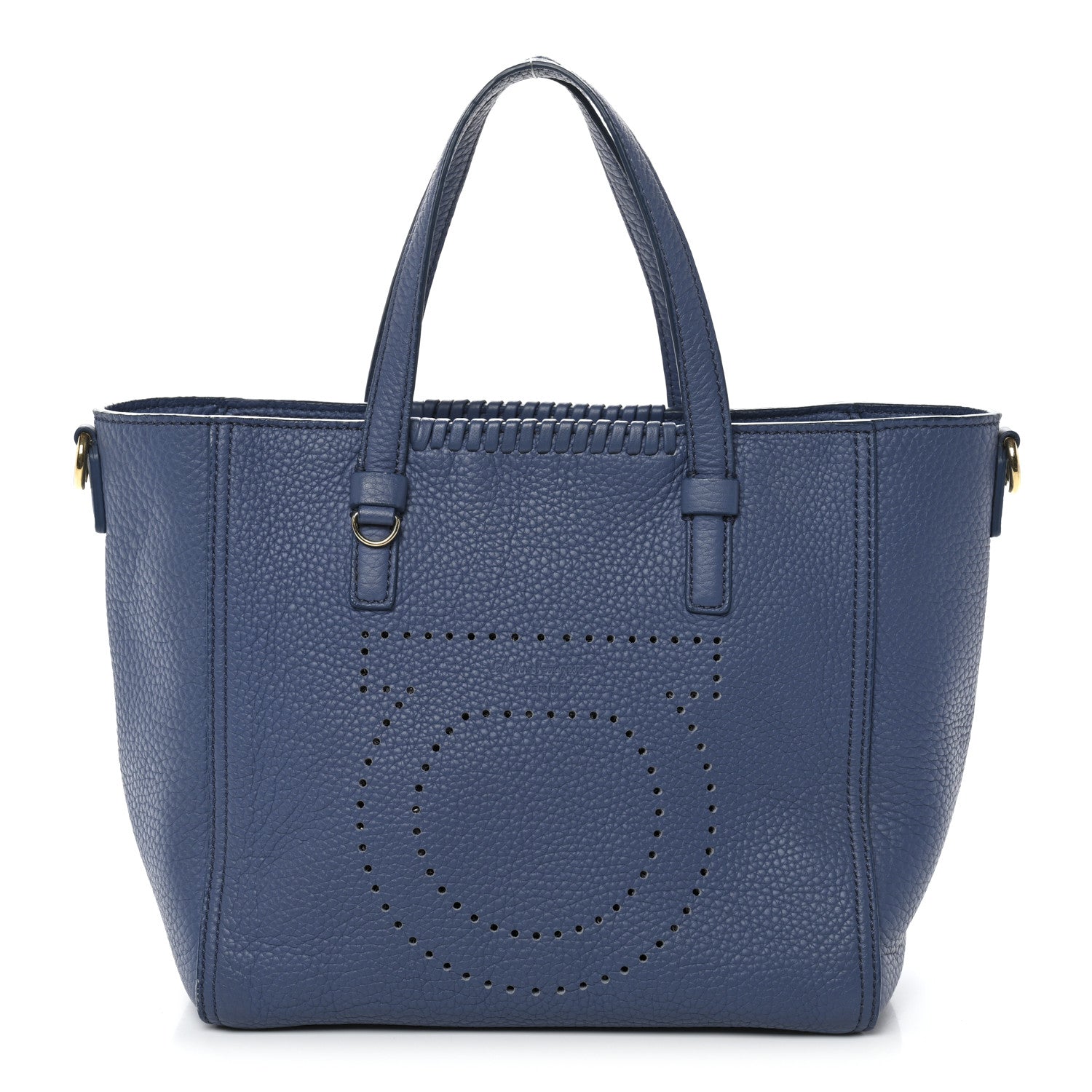 Calfskin Tote Blue