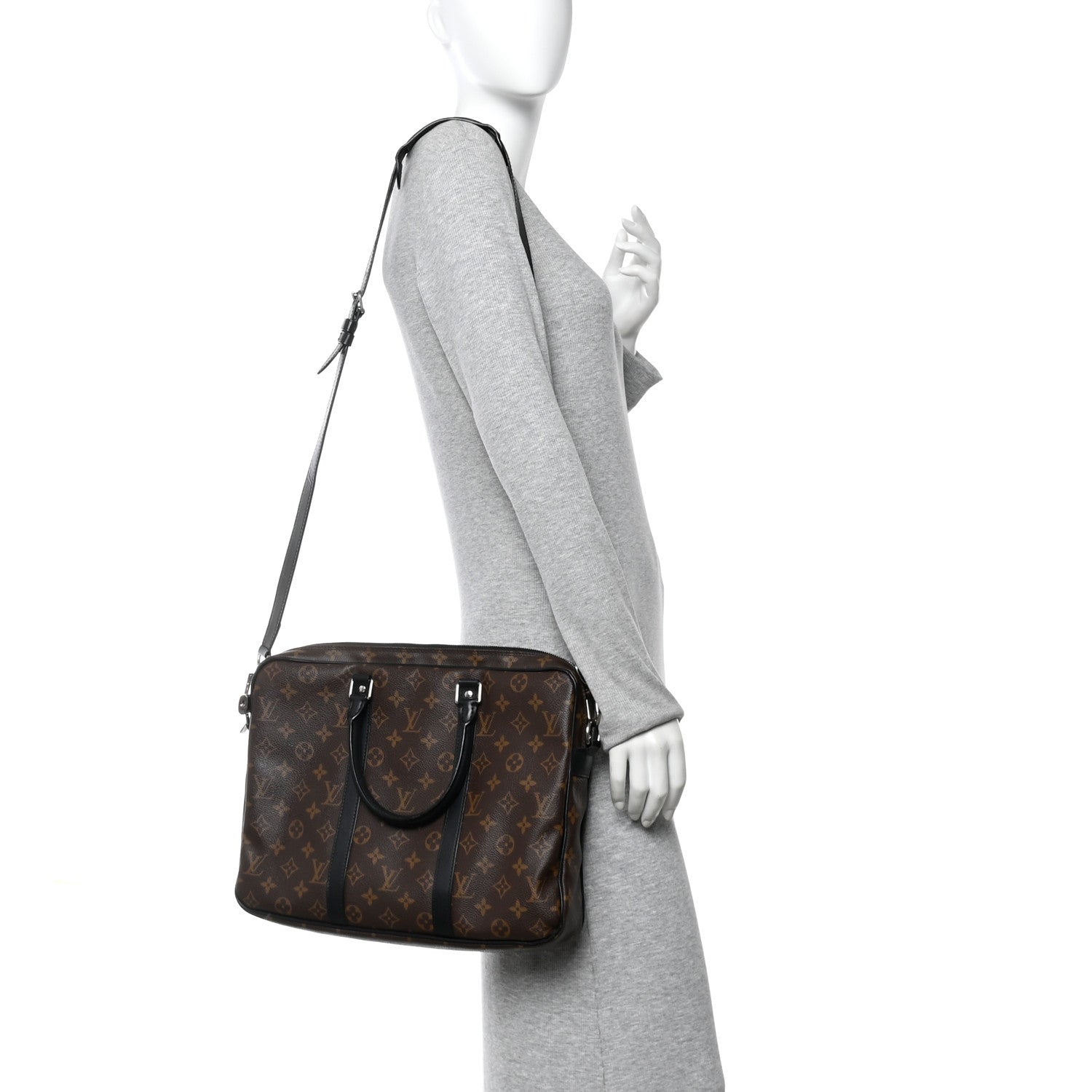 Monogram Macassar Porte-Documents Voyage PM