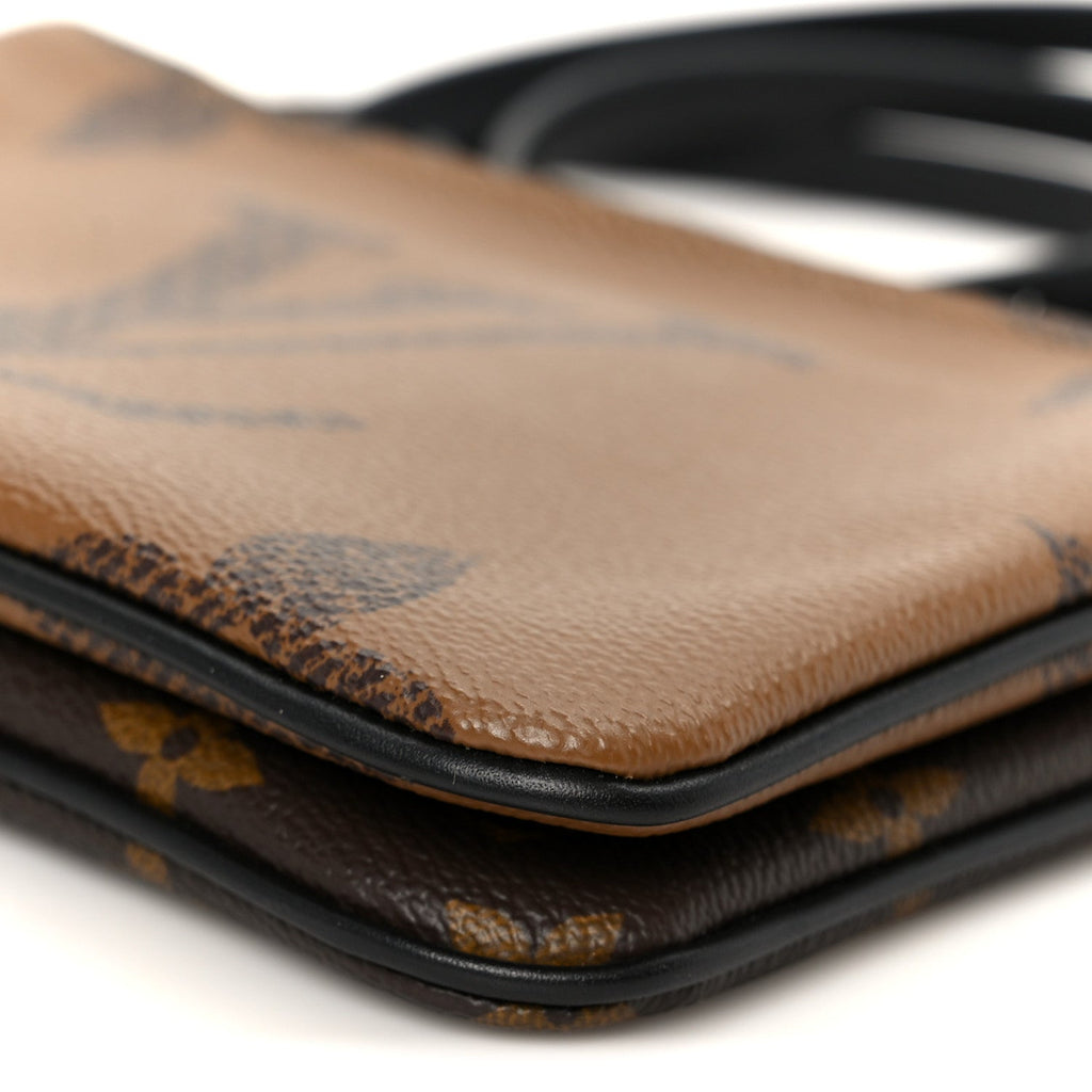 Reverse Monogram Giant Double Zip Pochette