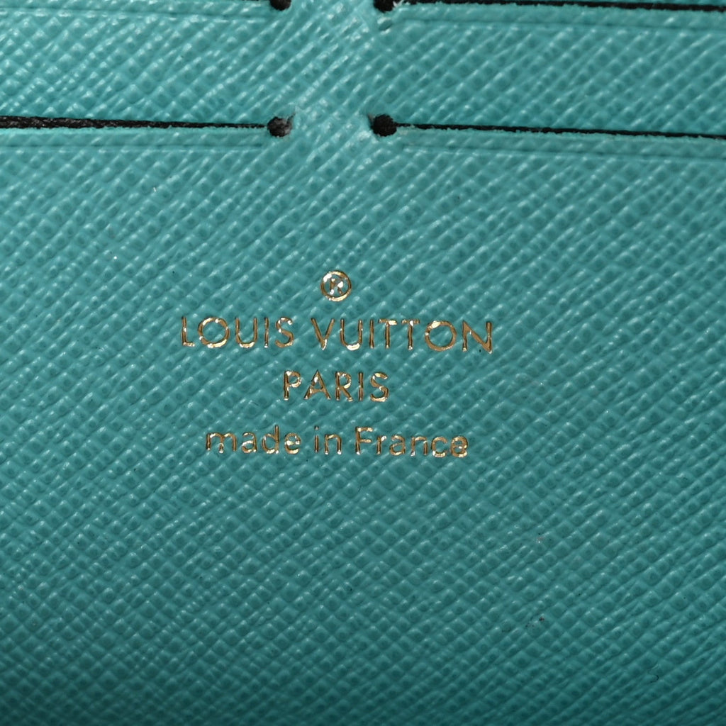 Monogram Clemence Wallet Turquoise