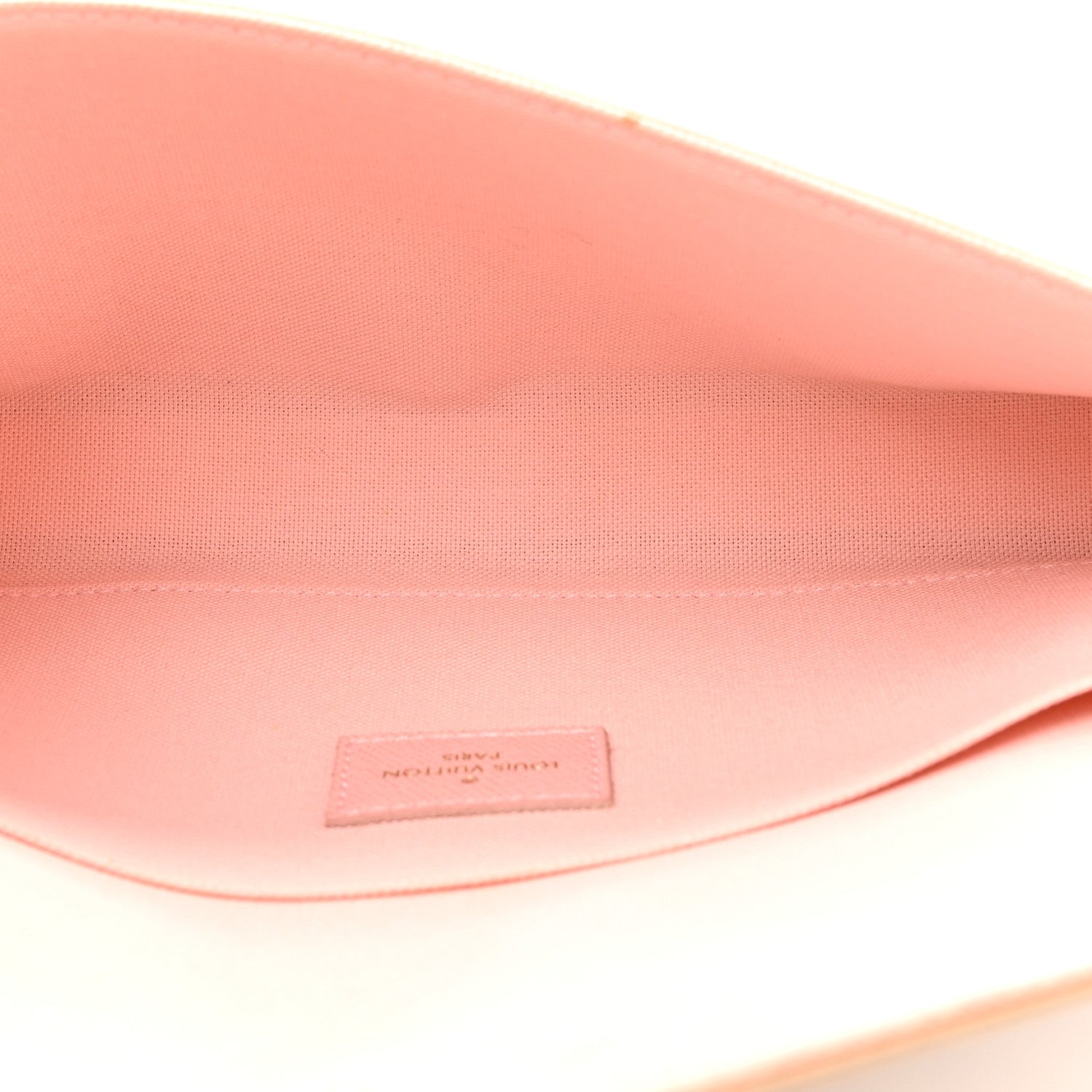 Damier Azur Pochette Felicie Chain Wallet Rose Ballerine