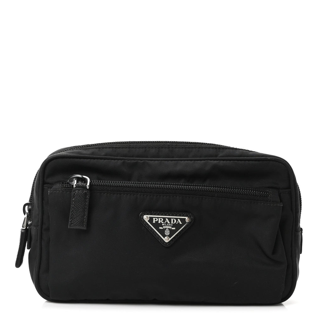 Tessuto Nylon Belt Bag Black