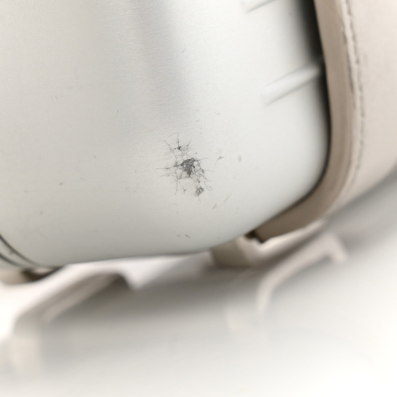 X RIMOWA Aluminum Personal Clutch On Strap Silver