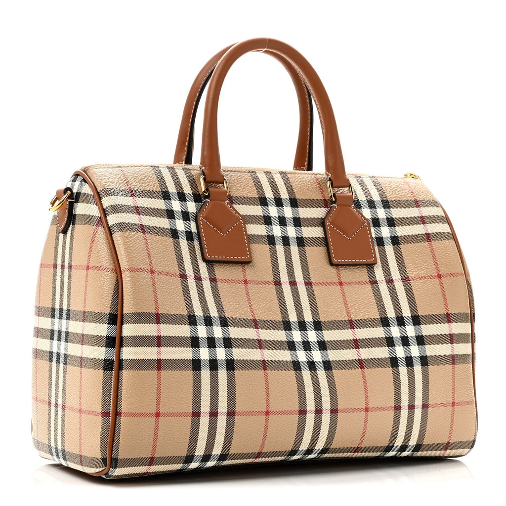 Horseferry Check Medium Bowling Bag Tan