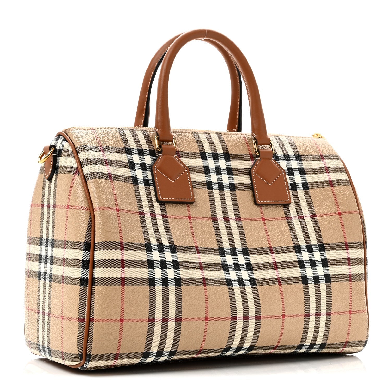 Horseferry Check Medium Bowling Bag Tan