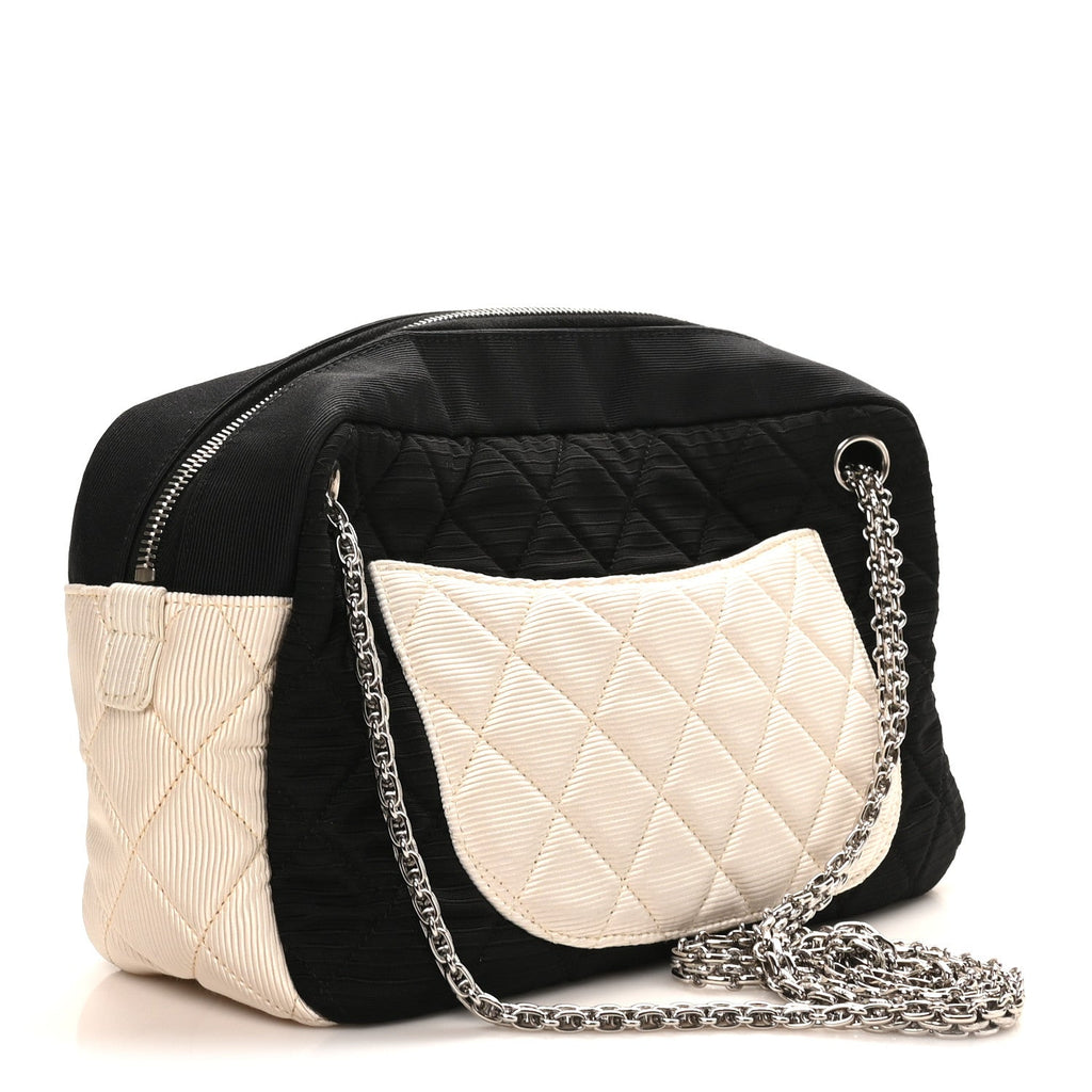 Jersey Reissue Quilted Camera Case  Black White