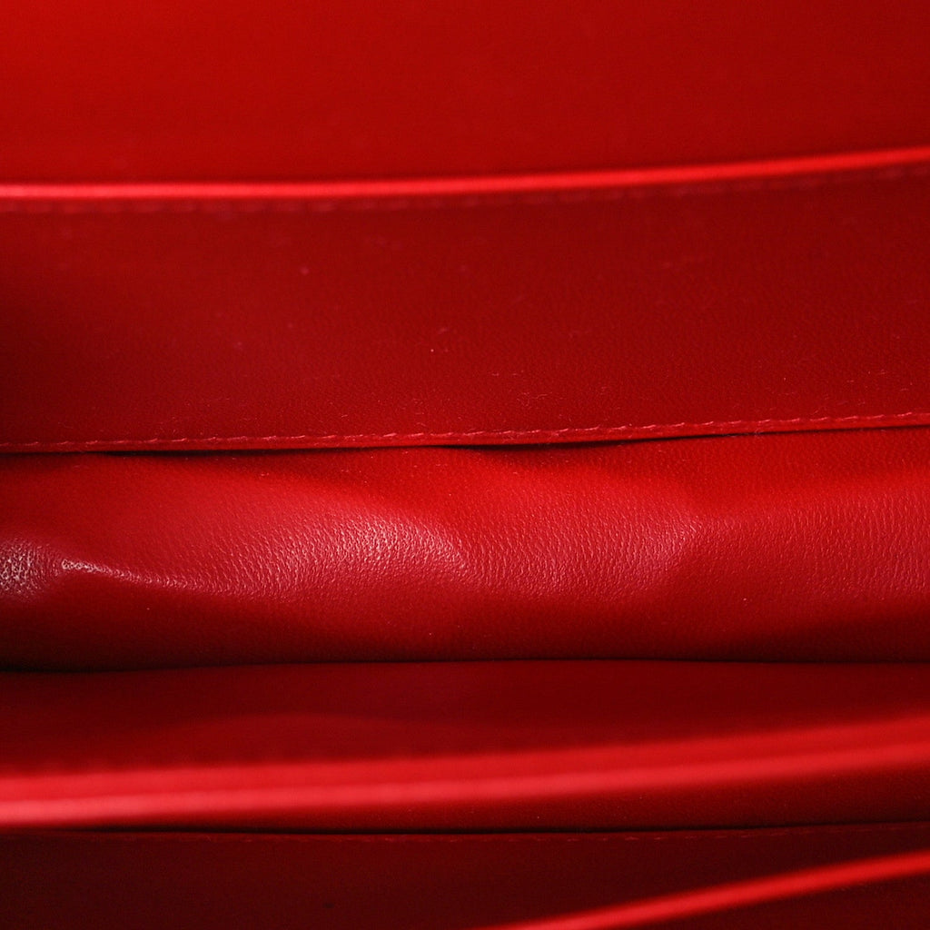 Shiny Alligator Constance 18 Rouge de Coeur