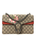 GG Supreme Monogram Blooms Small Dionysus Shoulder Bag Beige Multicolor Dry Rose