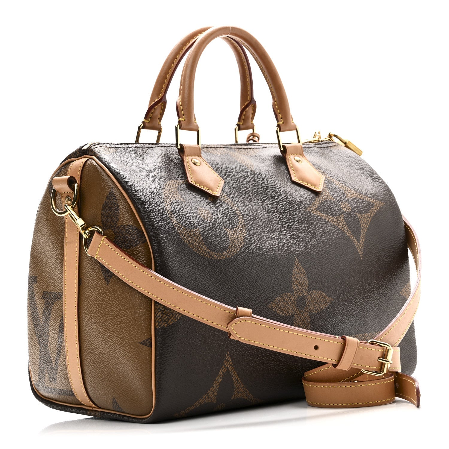 Reverse Monogram Giant Speedy Bandouliere 30