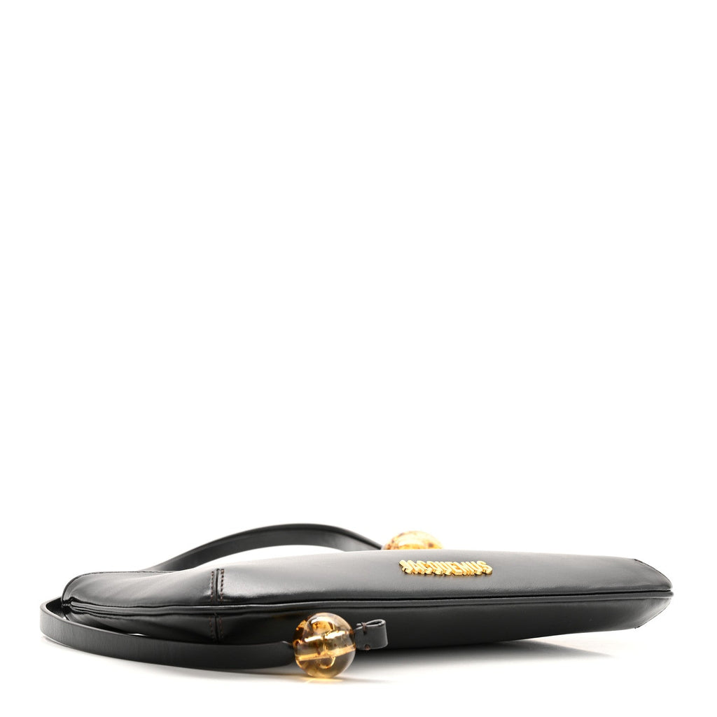Smooth Calfskin Le Bisou Perle Black